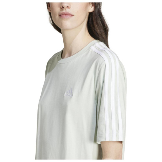 Adidas Γυναικείο φόρεμα Essentials 3-Stripes Single Jersey Dress